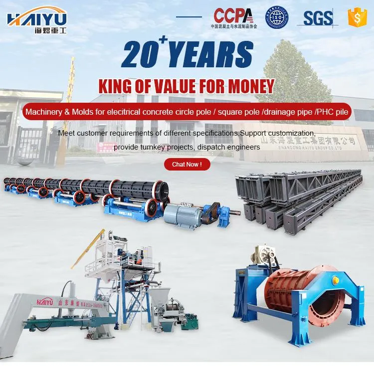 Hot Product Cement Square Rod Production Line Square Concrete Pole Mold Concrete Electric Pole Making Machine